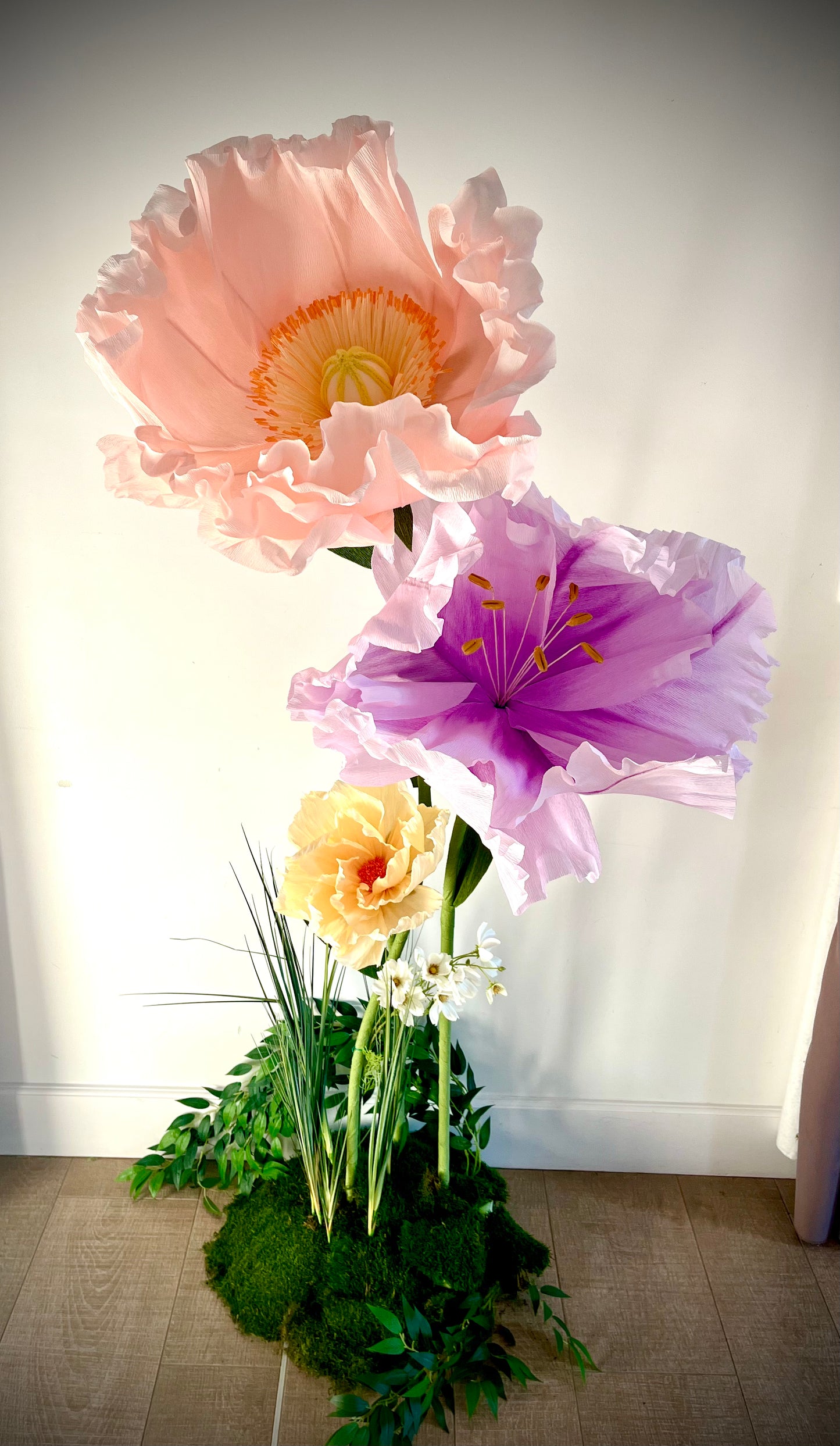 FLEURS GEANTES EN PAPIER ANNETTE