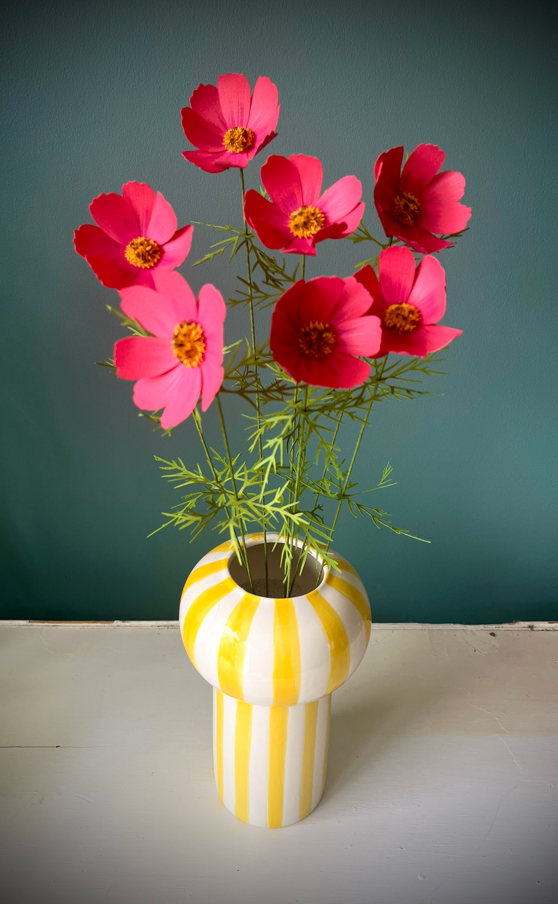 COSMOS ROSE EN PAPIER