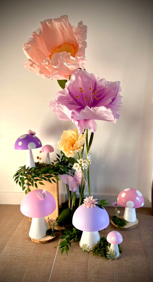 FLEURS GEANTES ANNETTE EN PAPIER