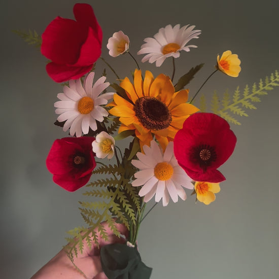 BOUQUET EDNA FLEURS EN PAPIER